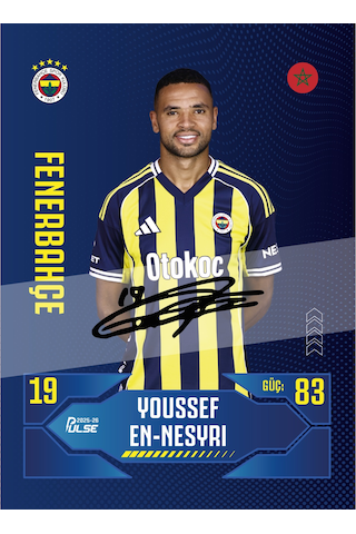 Fenerbahçe - Pulse Futbolcu Kartları 2025/26 - Paket