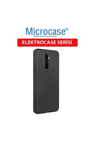 Oppo Reno 2Z Elektrocase Seri Kamera Korumali Silikon Kilif Siyah 390753607