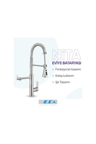 Eca Nita 102518350 3 Akışlı Arıtıcı Mutfak Eviye Bataryası