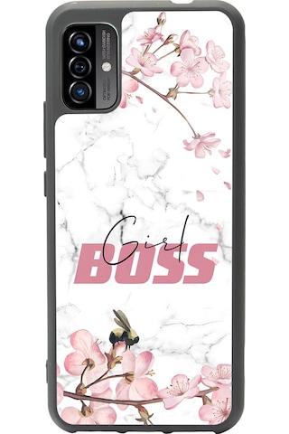 P13 Blue Max Pro Lite 2022 Sakura Girl Boss Tasarımlı Glossy Telefon Kılıfı Çok Renkli