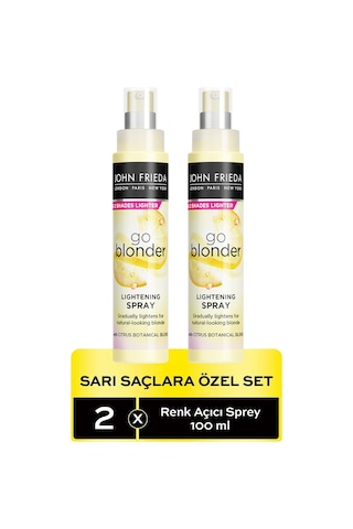 Sarı Saçlara Özel Renk Açıcı Sprey 100 Ml 2'li