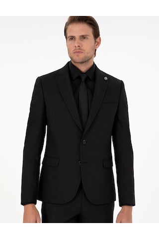 Pierre Cardin Erkek Siyah Takım Elbise 50293607-vr046