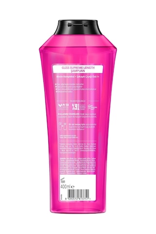 Gliss Supreme Length Uzun Saçlara Özel Şampuan 6 x 400 ML