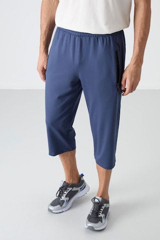 Tommy Life Petrol Fermuar Cepli Standart Kalıp Klasik Paça Erkek Kapri - 83091 Petrol