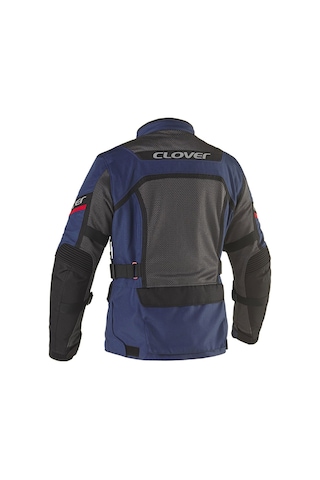 Clover Ventouring-4 Wp Korumalı Motosiklet Montu Mavi Siyah