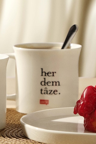 Pasabahce Her Dem Taze Porselen Kupa Cok Renkli