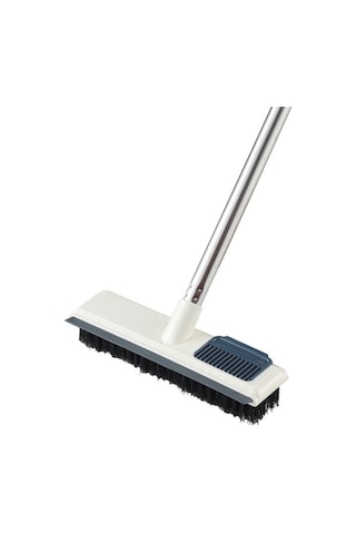 Teltree Ev, Banyo, Mutfak İçin Sabit Kısa Saplı 38cm Sert Telli Zemin Fırçası - Köşeler Ve Aralıklar İçin Derin Temizlik Beyaz Diğer