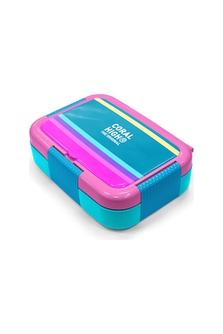 Coral High Kids Pembe Pastel Renkli Desenli Paslanmaz Çelik Beslenme Kabı 39267 Pembe