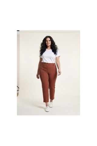 Hanezza Bilek Boy Dikişli Pantolon Tarçın - 5553126 Tarçın