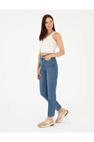 Pierre Cardin Kadın Mavi Jean Pantolon 50292478-vr036 Mavi