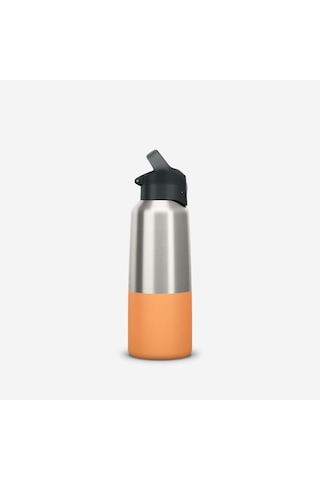 Quechua Outdoor Paslanmaz Çelik Termos - 0,8 L - Pratik Kapak - Turuncu - 900