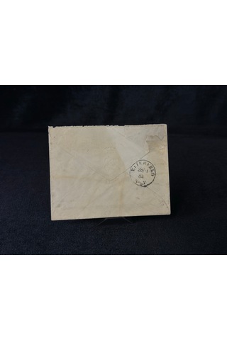 Deutsches Reich 1884 Yılında Alman İmparatorluğu Döneminde Postadan Geçmiş Zarf Reichspost 10 Pfennig Pullu