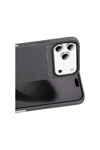 Apple iPhone Uyumlu 18 Pro Auto Focus Karbon Kapak - Gri Çok Renkli