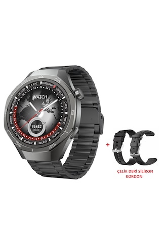 Kalobee SK40 Amoled 49 MM 3 Kordonlu Akıllı Saat (İthalatçı Garantili)