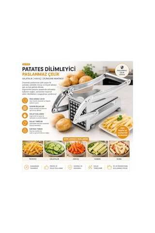 İbico İ22-459 Patato-chıpper Patates Ve Sebze Dilimleme Makinesi Manuel Komple Metal Üstten Kollu Diğer