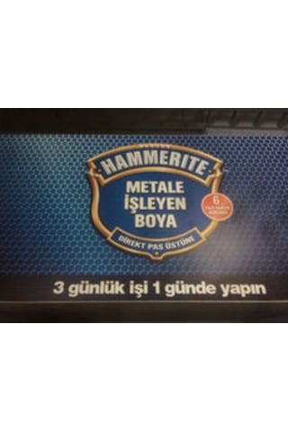 Hammerite Direkt Pas Üstüne Metal Boyası Döküm 0,75Lt