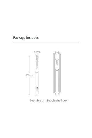 Flybuy Yumuşak Youpin Xiaomi Süper Sağlığı Orijinal İnce Gri Fırçası Dr Diş Beı Bakımı Ağız Pn