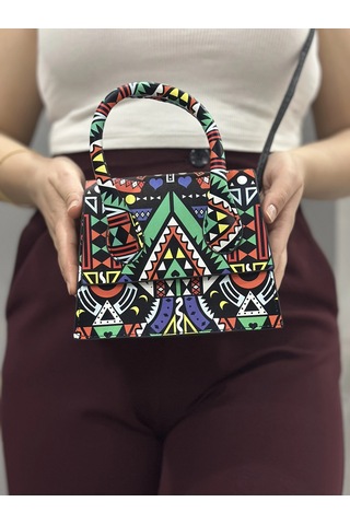 Biçomi Luxe Karma Cilt Çanta Yeşil