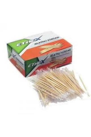 Ethex Jelatinli Bambu Kürdan 1 Paket 500 Adet