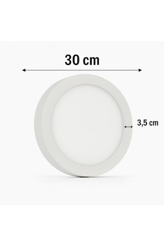 K2 Led Systems Kdl 423 24w Yuvarlak Led Panel Beyaz