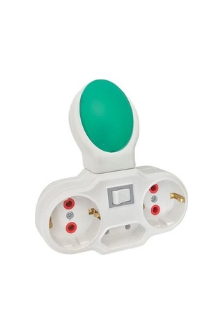 Fetih Gece Lambası Üçlü Golyat Prizli Led Anahtarlı 99-02 Sari