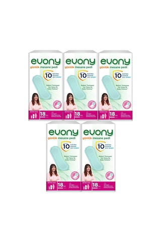 Evony Günlük Mesane Pedi Ekstra Uzun 90 Adet (5Pk*18)