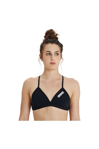 Arena Bikini Üst Siyah Women's Team Swım Top Tıe Back Solıd 004768550 Yzm Uk Beden Siyah