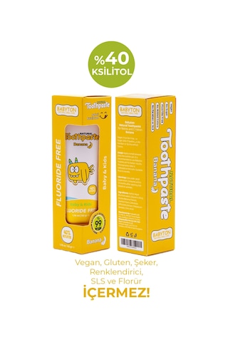 Set Muz Diş Macunu - Silikon Diş Fırçası Tam Koruma