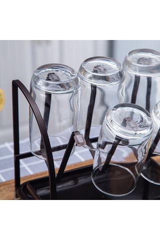 Youtek Çelik Matara/ Bardak Rafı, Ev Ofis Masaüstü Depolama, Suyu Süzme, Aşırı Dayanıklı, Kolay Montaj 20 13 19.5cm Diğer