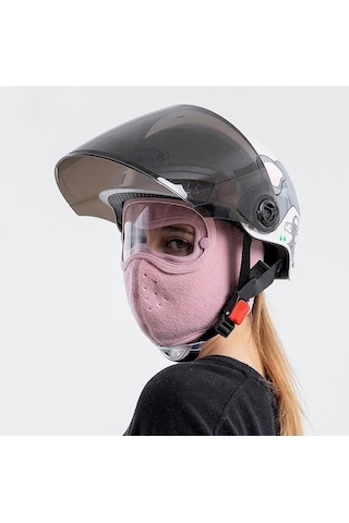 Trendooze Yeni Sıcak Sarsıntı Rüzgar Polar Mavi Maske Maske Korumalı Gözlük Geçirmez Buğu Binme El Mavi