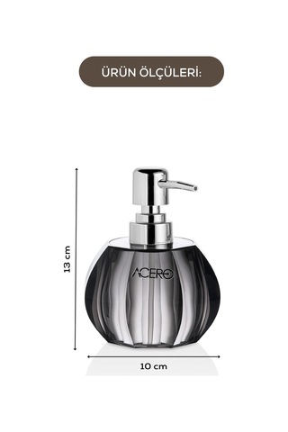 Vienev Akrilik Sıvı Sabunluk 190 Ml Şeffaf 1998 Şeffaf