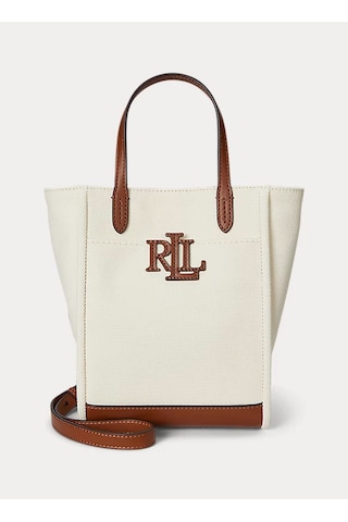 Lauren Ralph Lauren Taba - Krem Kadın El Çantası 431982235003