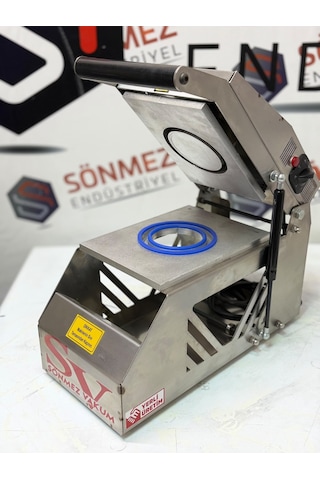 Sönmez Vakum 90 Mm Tekli Bardak Kapatma Makinesi