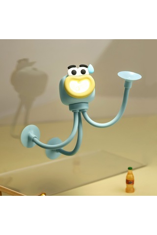 Enayi Ahtapot Gece Lambası-sarı Limon Sarısı