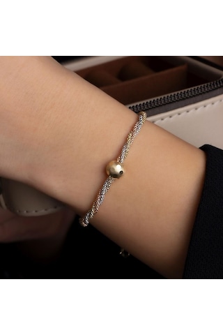 Altın Sarmaşık Bileklik BL0054 Sarı Altın