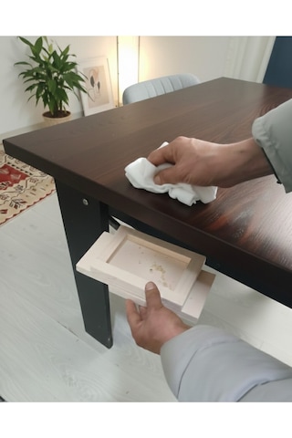 Pratik Masa Altı Atık Toplayıcı Çift Taraflı Bantlı Montaj Gerektirmez Silinebilir Yüzey 25x10 Cm Diğer