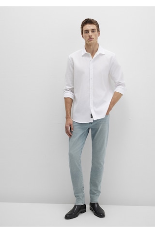 Mavi Slim Fit Beyaz Erkek Gömlek M0211656-620 Beyaz