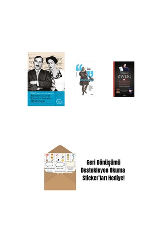 Stefan Ve Lotte Zweig In Amerika Mektupları + Montaigne + Rotterdamlı Erasmus Un Zaferi Ve Trajedisi + Okuma Sticker'ları