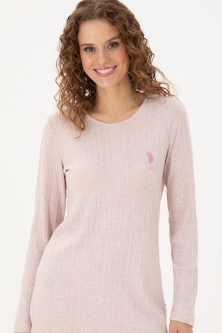 U.s. Polo Assn. Kadın Pembe Pijama Takım 50303413-vr041 Pembe