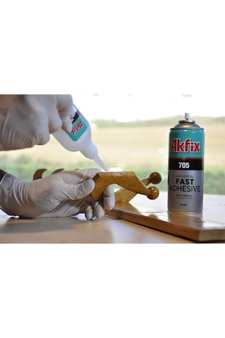 Akfix Hızlı Yapıştırıcı Sprey 200 ML + 50 GR