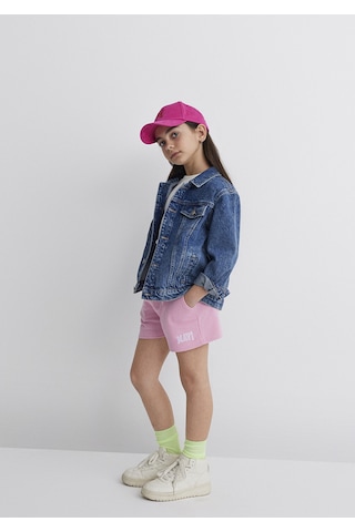 Mavi - Mavi Logo Baskılı Pembe Şort 7410002-70972 Pembe