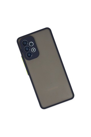Galaxy A53 5g Kılıf Montreal Silikon Kapak - Lacivert Çok Renkli