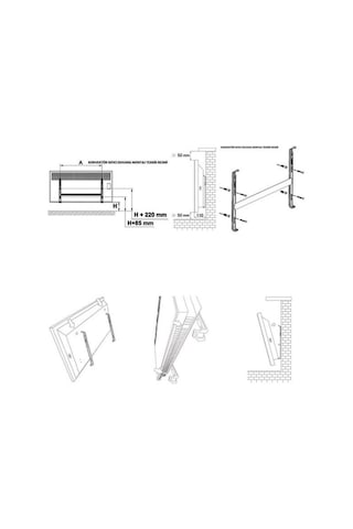 İvigo Duvar Askı Aparatı Çukur Model - 4570 Seri Uyumlu