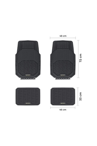 Michelin Mc34587 Tüm Araçlara Uyumlu 4 Parça Üniversal 3d Havuzlu Oto Paspas Fr Mc34587