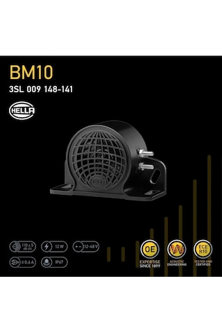 Hella Geri Vites Kornası Yeni Versiyon 12-36v 3sl009148-141
