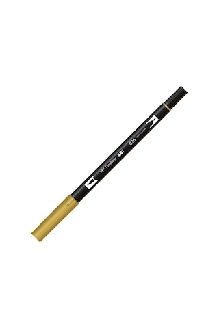 Tombow Dual Brush Pen Fırça Uçlu Keçeli Kalem Yellow Gold T-026