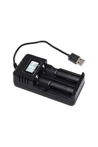 HD-8991B USB Lityum Pil Akıllı Şarj Aleti BMS Destekli - 2'li
