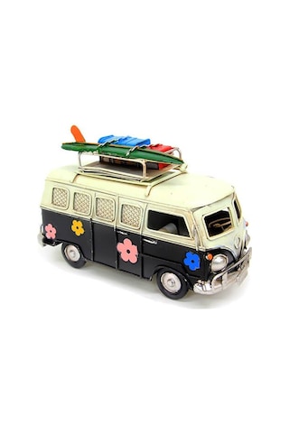 Dekoratif Metal Minibüs Çerçeveli Ve Kumbaralı 1210e-3394ss 1 Adet
