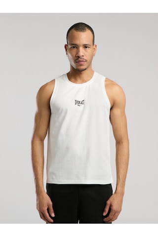 Everlast Ever Essentials Regular Beyaz Erkek Kolsuz Tişört Beyaz