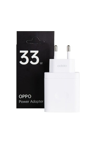 Oppo Power 33W Supervooc Fast Adaptör Beyaz